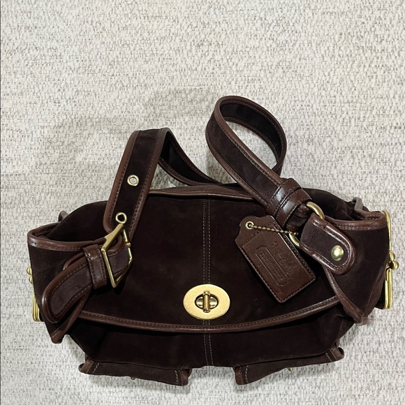 Coach Dark Brown Leather Bag - Picture 7 of 13